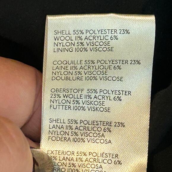 Free People Blazer- Heritage Double Breasted Cropped length size Large - Picture 8 of 9